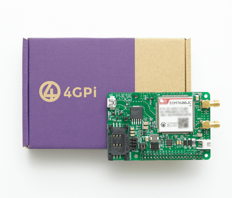 4GPi - ラズベリーパイ用4G（LTE）通信モジュール - ラズパイ4G通信業務用途