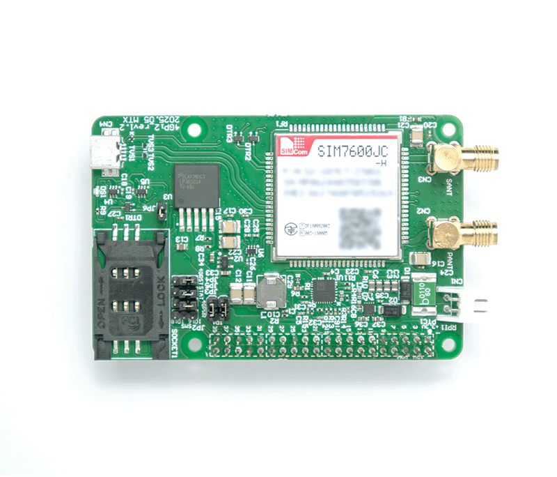 4G（ LTE ）通信モジュール「4GPi」| ラズパイ用HAT