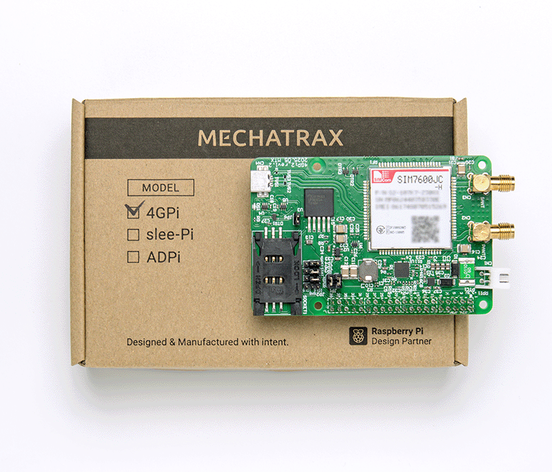 通信モジュール　raspberrypi LTE 通信モジュール　4GPi 4G（ LTE ）通信モジュール「4GPi」| ラズパイ用HAT