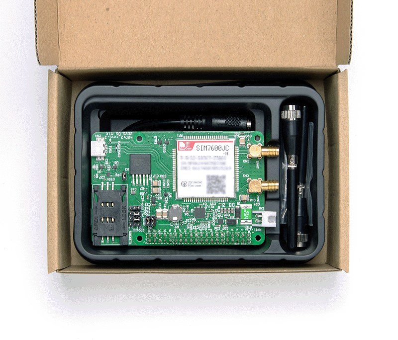 4G（ LTE ）通信モジュール「4GPi」| ラズパイ用HAT