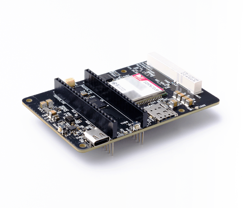 MicroCat.1 - IoT用 LTE(Cat.1 bis) 通信マイコンボード - Python4G通信組込機器