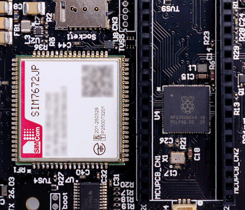 MicroCat.1 - IoT用 LTE(Cat.1 bis) 通信マイコンボード - Python4G通信組込機器