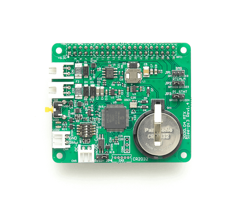 ラズベリーパイ用電源管理/死活監視モジュール「slee-Pi」 - メカ