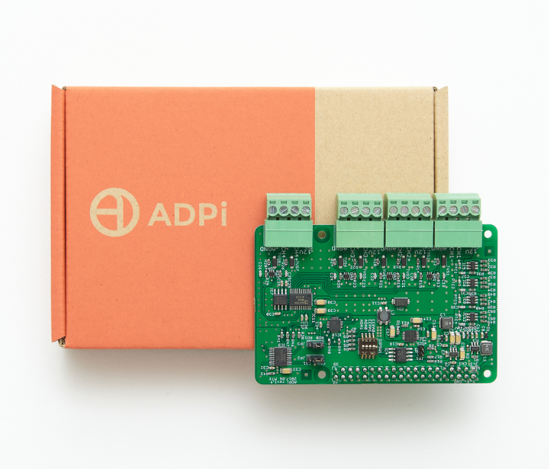 ADPi - ラズベリーパイ用高精度 A/D 変換モジュール - ラズパイアナログ計測用途