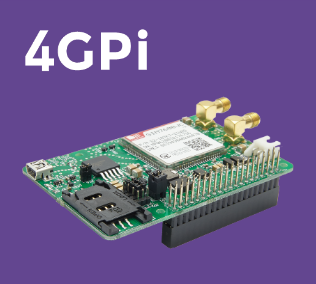 4GPi - ラズベリーパイ用4G（LTE）通信モジュール - ラズパイ4G通信業務用途